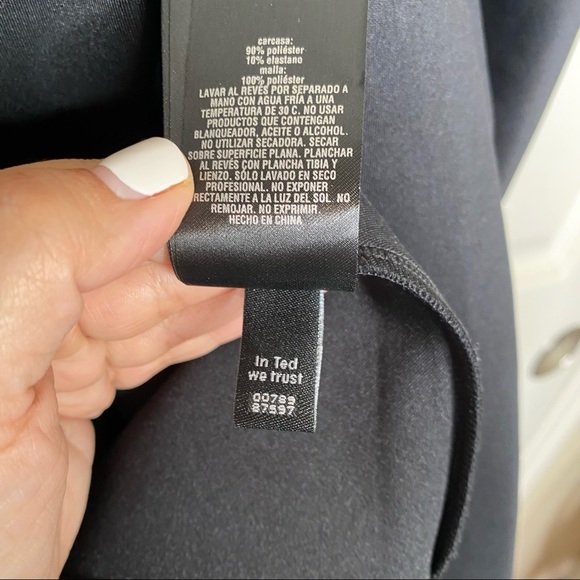 Ted Baker Dolli Dress in Black Size 2 - Picture 7 of 11